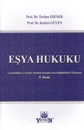 Eşya Hukuku