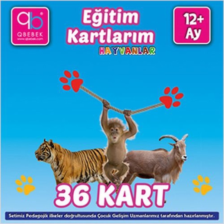 Eğitim Kartlarım - Hayvanlar (12+Ay)