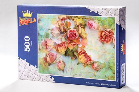 Naturmort Serisi Kuru Güller 500 Parça Puzzle Nt04 D
