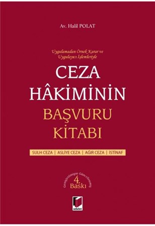Ceza Hakiminin Başvuru Kitabı
