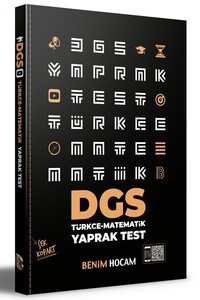 Benim Hocam Yayınları 2021 Dgs Çek Kopart Yaprak Test