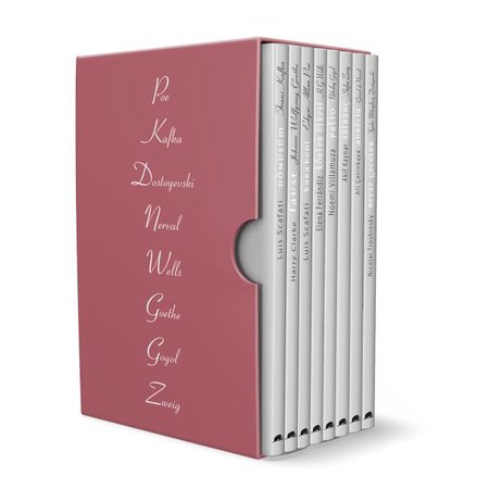 Resimli Başyapıtlar Set: Dönüşüm - Kara Kedi- Palto-Faust-Körler Ülkesi-Satranç-Aure´lia-Beyaz Gecel