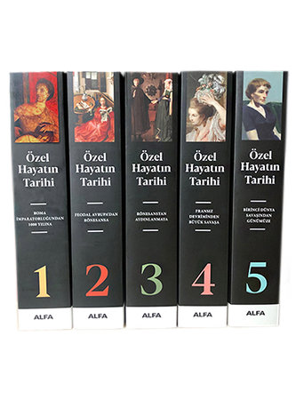 Özel Hayatın Tarihi Seti - 5 Kitap Takım