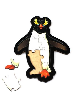 Penguen Puzzle - Ahşap