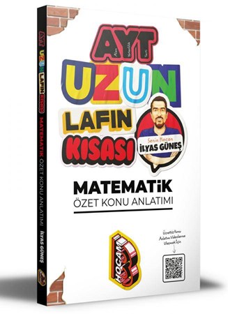 Benim Hocam Yayınları 2021 AYT Uzun Lafın Kısası Matematik Özet Konu Anlatımı