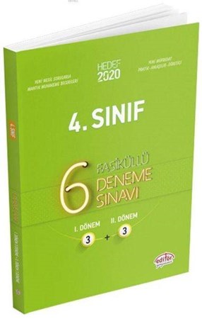 Editör 4. Sınıf Fasiküllü 6 Deneme Sınavı