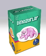 Dinozorlar (6 Adet 2 ve 3 Parçalı Yapboz)