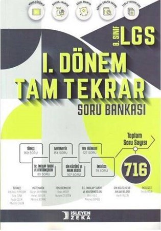 8. Sınıf LGS 1. Dönem Tam Tekrar Soru Bankası