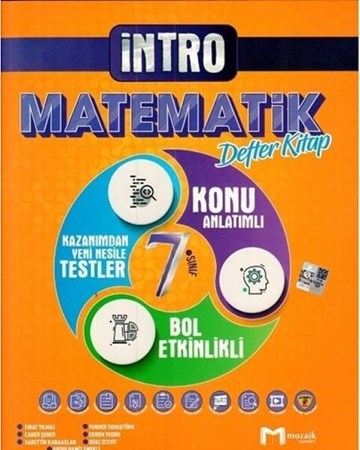 7. Sınıf Matematik İntro Konu Anlatımlı Defter Kitap