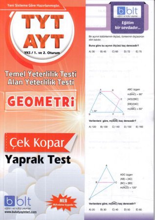 Bulut TYT AYT Geometri Yaprak Test 1. ve 2. Oturum (Yeni)