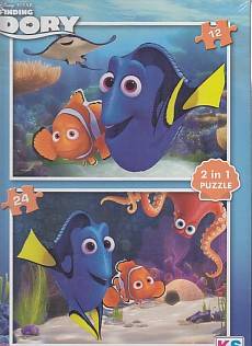 Finding Dory Puzzle 2 In 1 12 24 Parça Nm 726