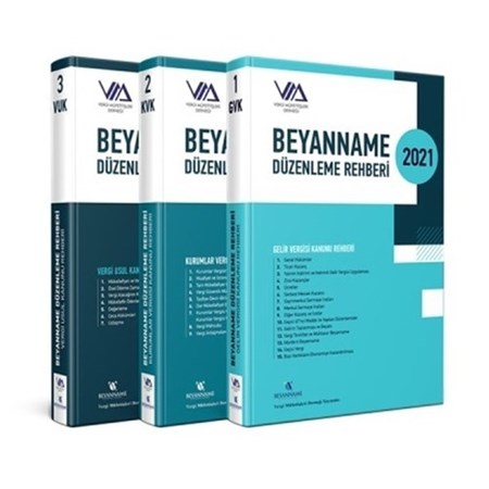 Beyanname Düzenleme Rehberi 3 Cilt Vergi Müfettişleri Derneği 2021