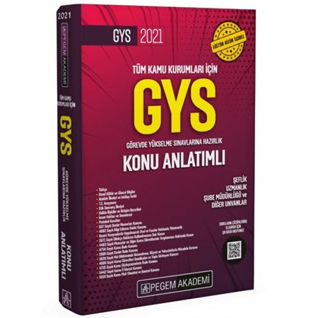 2021 Tüm Kamu Kurumları İçin Görevde Yükselme Sınavlarına Hazırlık Konu Anlatımlı