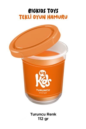Bigkids Toys / Turuncu - 12'li Oyun Hamuru (112 Gr)