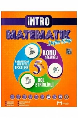 5. Sınıf Matematik İntro Defter Kitap