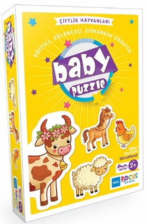 Blue Focus Çiftlik Hayvanları - Baby Puzzle