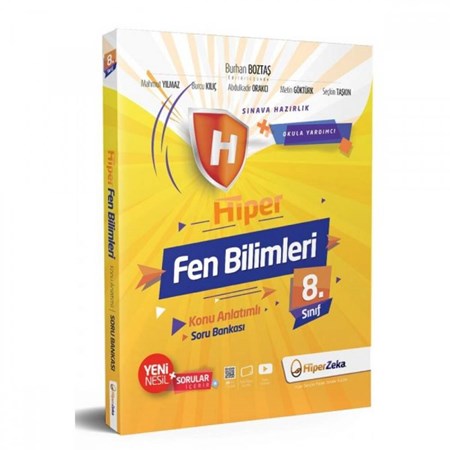 HİPER ZEKA 8. SINIF FEN BİLİMLERİ HİPER KONU ANLATIMLI SORU BANKASI
