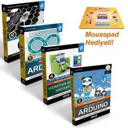 Projeler İle Arduino Eğitim Seti (4 Kitap Takım)