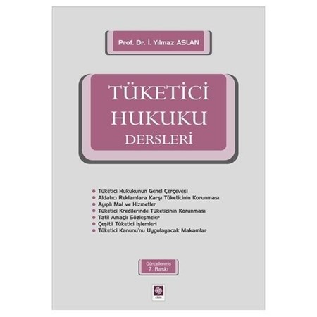 Tüketici Hukuku Dersleri