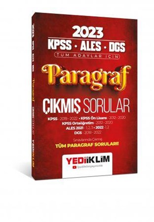 KPSS ALES DGS Paragraf Çıkmış Sorular