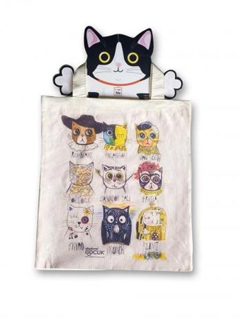 Funny Bag Çanta Ressam Kediler - 38x40 cm