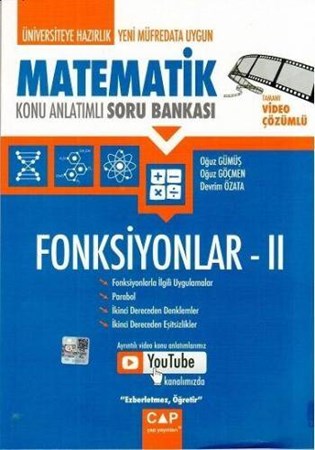 Üniversiteye Hazırlık Matematik Konu Anlatımlı Soru Bankası Fonksiyonlar II