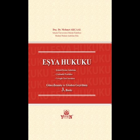 Eşya Hukuku / 3 Baskı