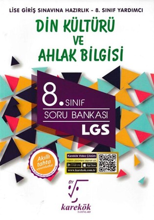 Karekök 8. Sınıf Lgs Din Kültürü Ve Ahlak Bilgisi Soru Bankası Akıllı Tahta Uyumludur Yeni