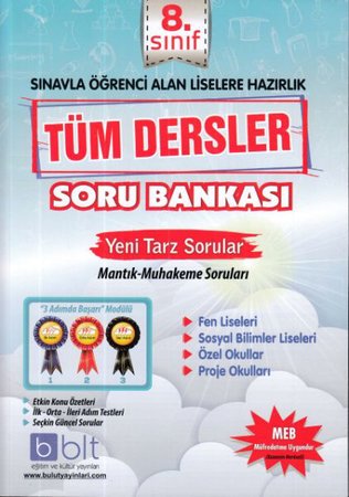 Bulut 8.Sınıf Tüm Dersler Soru Bankası Mantık-Muhakeme Soruları (Yeni)