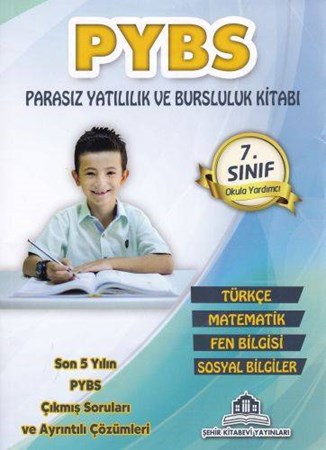 Şehir Kitabevi 7. Sınıf Pybs Parasız Yatılı Ve Bursluluk Kitabı