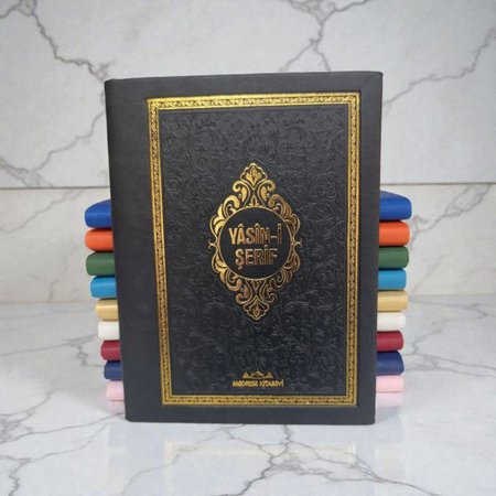 Çanta  Boy Termoderi Kapaklı 128 Sayfa Yasin Siyah