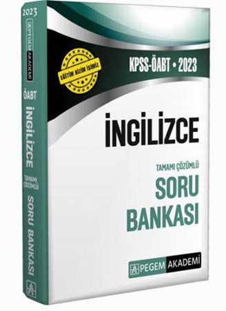 ÖABT İngilizce Öğretmenliği Tamamı Çözümlü Soru Bankası 2023