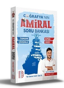 Benim Hocam Yayınları 2021 Kpss Tamamı Çözümlü Amiral Coğrafya Soru Bankası