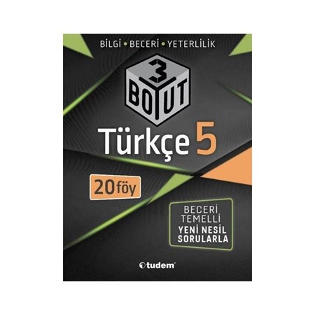 5.SINIF TÜRKÇE 3 BOYUTLU 20 FÖY