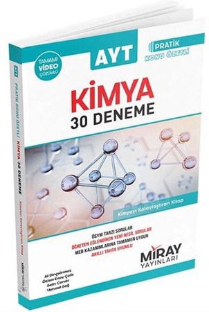 AYT Kimya Pratik Konu Özetli 30 Deneme
