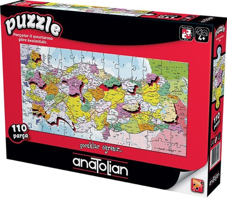 Türkiye Haritası İller (Puzzle 110)  7401