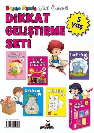 Okul Öncesi 5 Yaş Dikkat Geliştirme Seti (5 Kitap)