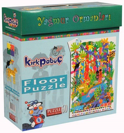 Kırkpabuç Yağmur Ormanı 60 Parçalık Floor Karton 6409