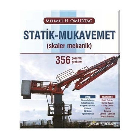 Statik Mukavemet Skaler Mekanik 356 Çözümlü Problem