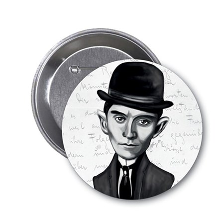 Franz Kafka Karikatür Rozet Aylak Adam Hobi