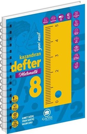 8. Sınıf Matematik Okula Yardımcı Kazandıran Defter
