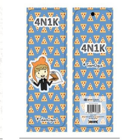 4N1K Kitap Ayraçı Team Oğuz Nkl 304