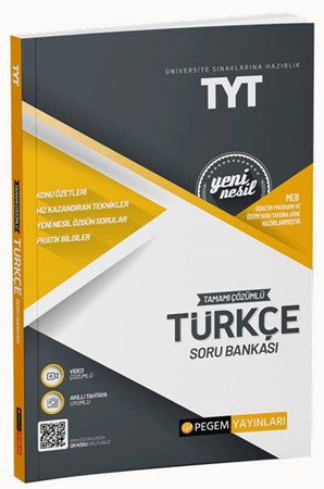 TYT Tamamı Çözümlü Türkçe Soru Bankası