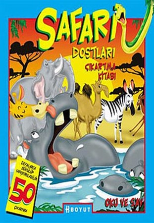 Safari Dostları Çıkartma Kitabı
