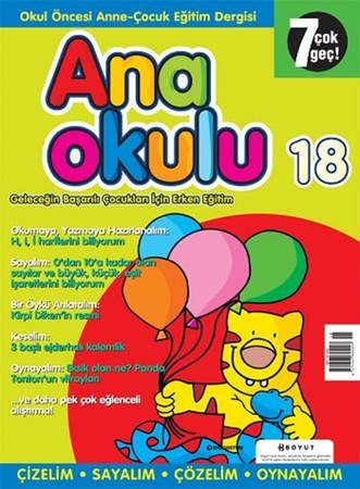Anaokulu Sayı 18 Anne Çocuk Eğitim Dergisi