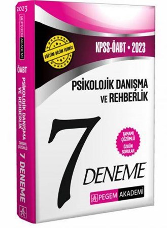 ÖABT Psikolojik Danışma ve Rehberlik Tamamı Çözümlü 7 Deneme