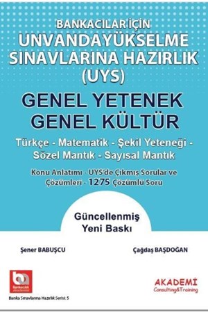 Bankacılar İçin Unvanda Yükselme Sınavlarına Hazırlık Genel Yetenek - Genel Kültür