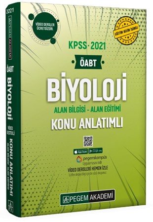 2021 Kpss Öabt Biyoloji Video Destekli Konu Anlatımlı