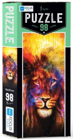 Blue Focus Lion - Puzzle 98 Parça