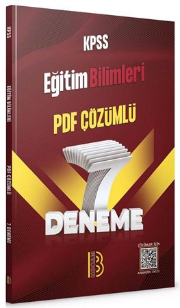 Benim Hocam Yayınları KPSS Eğitim Bilimleri 7 Deneme PDF Çözümlü